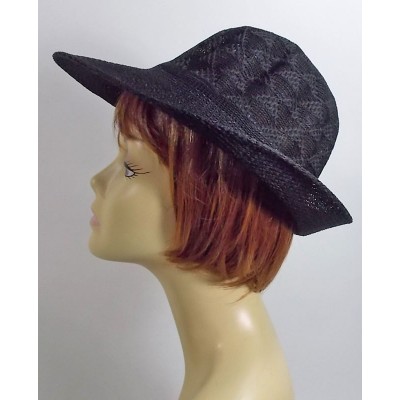 LOT OF BLACK 8 FEDORA STYLE HATS FOR DECORATING DANCE GROUPS FOR SOCIETY LADY  eb-66874518
